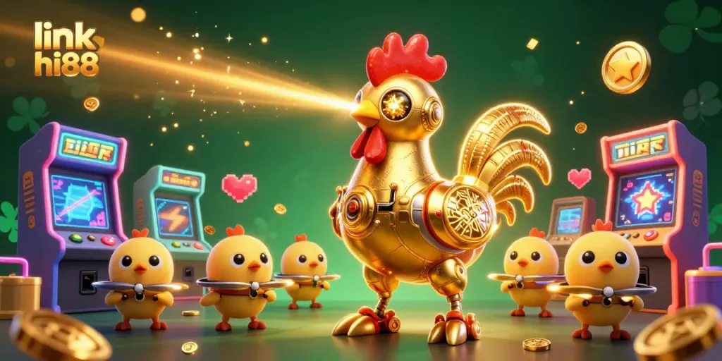 Engage with link hi88 through an immersive 3D gambling adventure featuring unique characters and game elements.