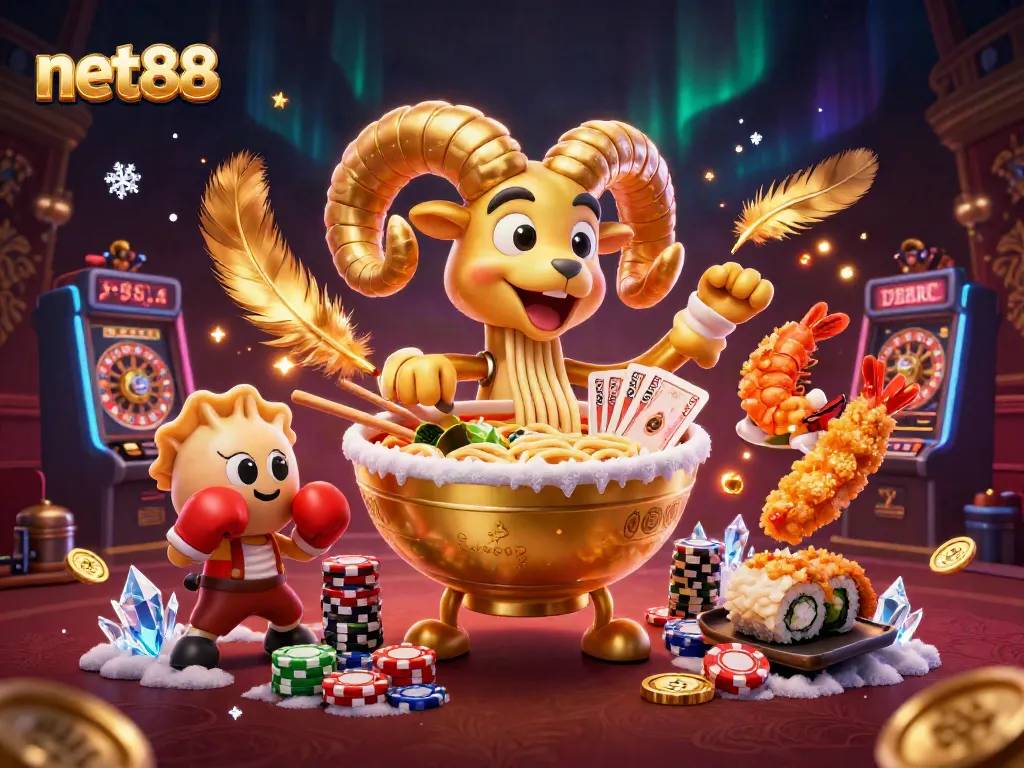 Experience net88 with vibrant casino scenes featuring engaging characters and dynamic game elements.