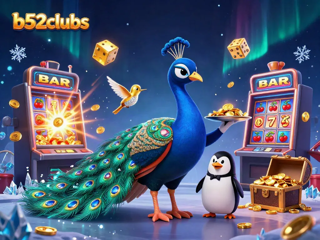 Experience winning at b52clubs with vibrant casino visuals and jackpot excitement.