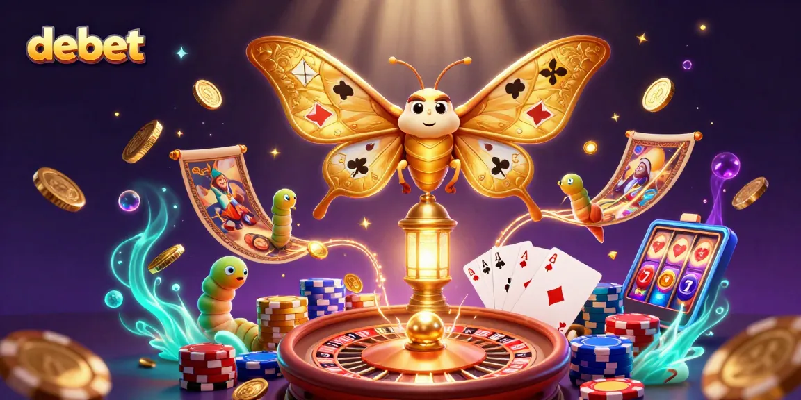 Experience the excitement of debet with thrilling casino scenes and vibrant characters in a captivating digital artwork.