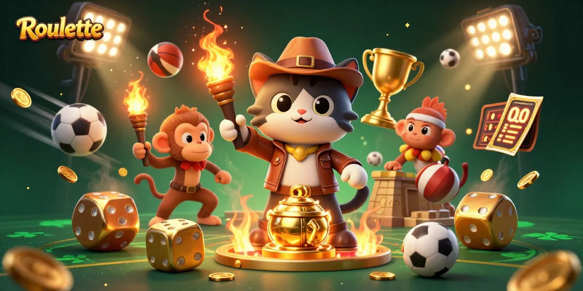 Engage with Roulette in this vibrant casino adventure with dynamic characters and elements.