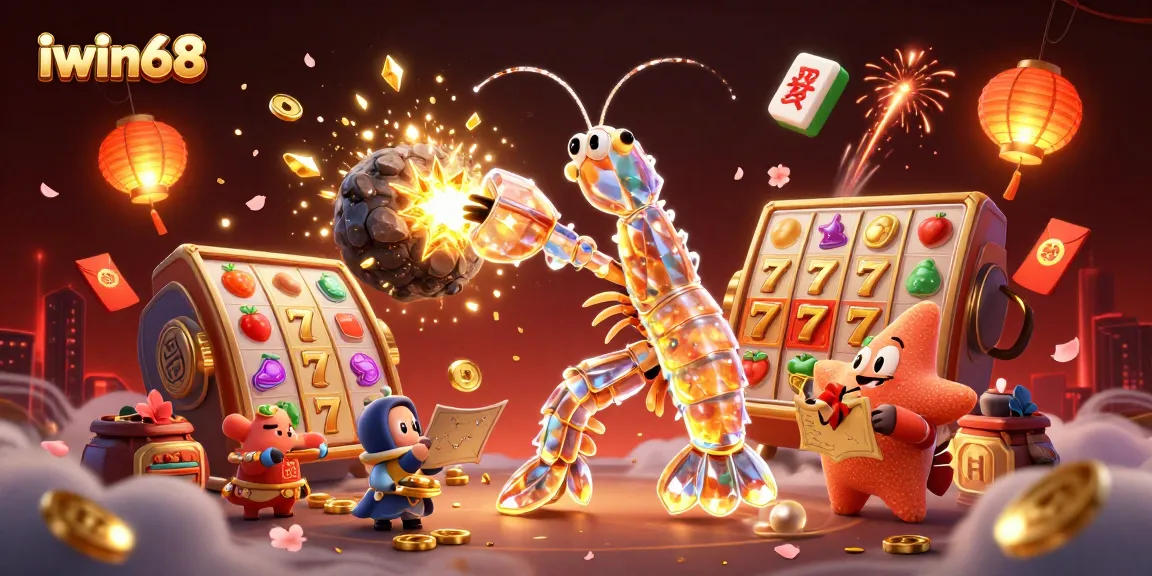 Iwin68 offers an exhilarating gaming experience with vibrant slots, golden rewards, and engaging character action.