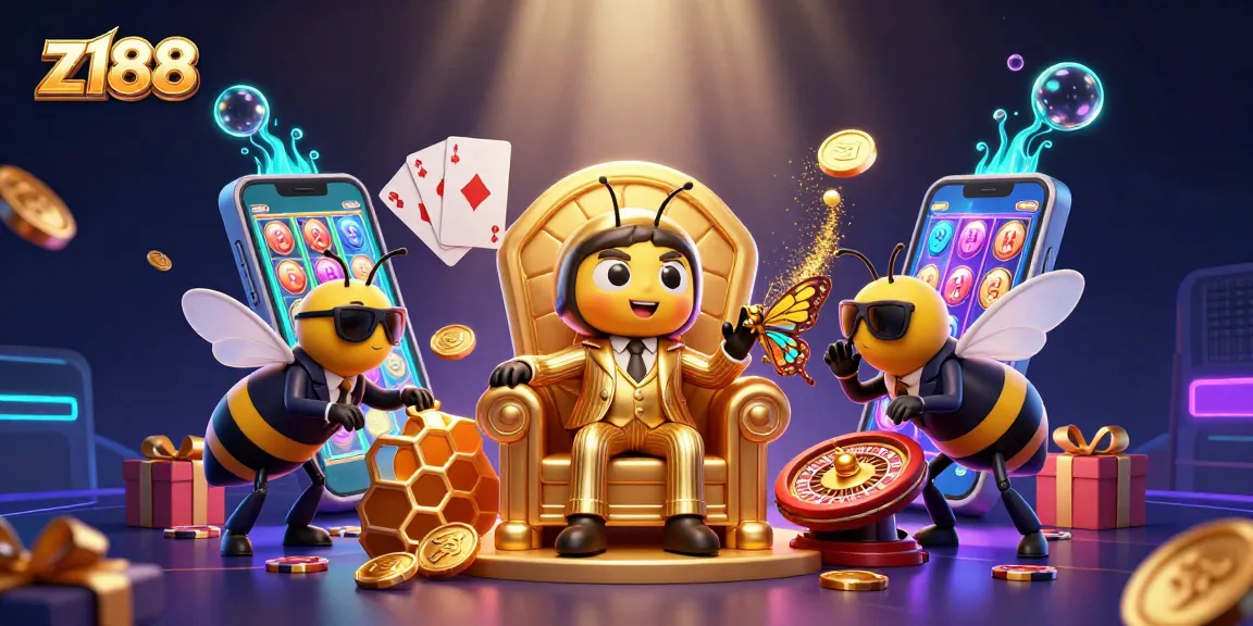 Z188 excites users with vibrant slot games, golden coins, and engaging casino experience.