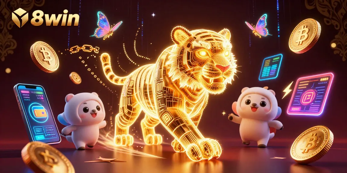 Bet on winning strategies at 58win with golden tiger in a neon digital casino