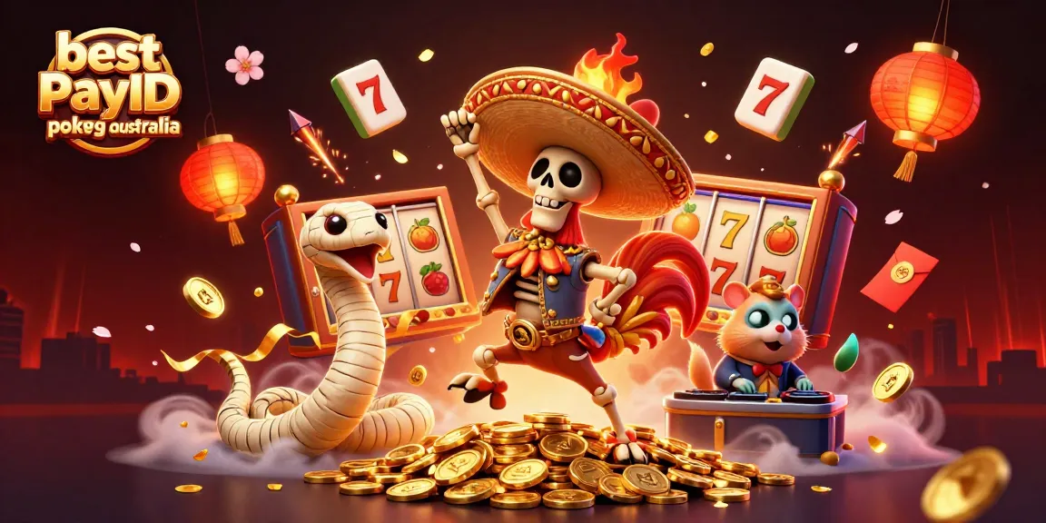Experience the excitement of the best PayID pokies australia with vibrant characters and dynamic gaming elements.