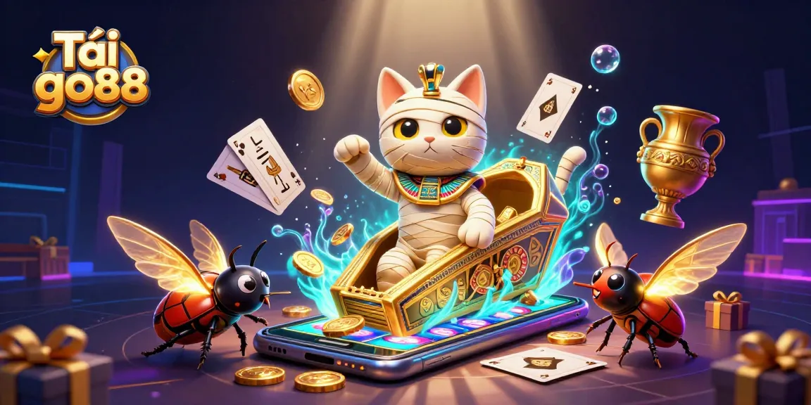 Play Tải go88 and enjoy captivating gameplay with vibrant casino elements and animated characters.