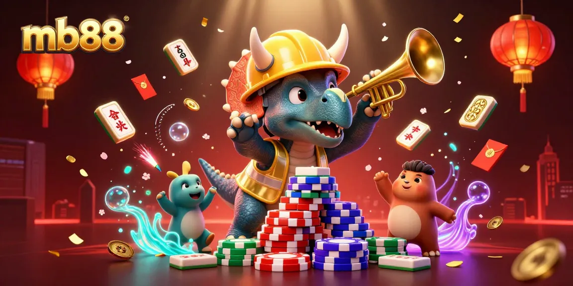 Celebrate your wins with mb88 as cartoon characters engage in vibrant casino adventures.