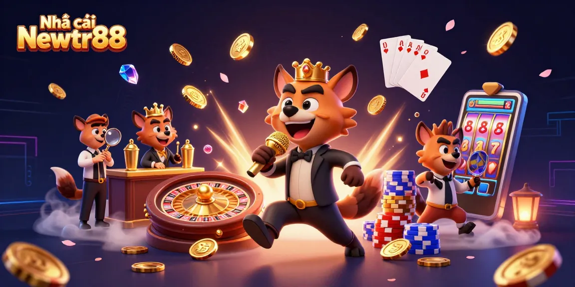 Experience thrilling moments at Nhà cái Newtr88 with lively hyenas in a comedy casino club.