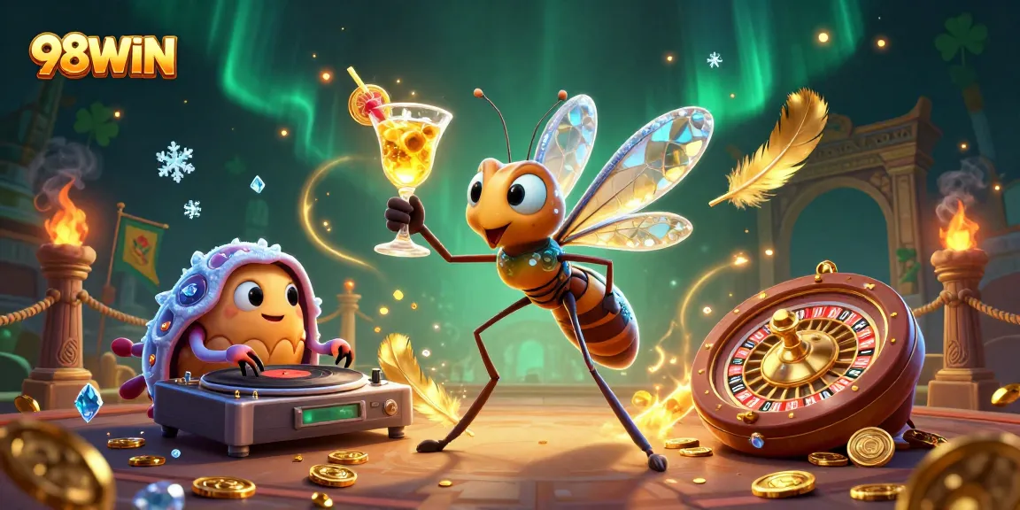 Experience thrilling gameplay at 98WIN with vibrant casino visuals and immersive elements.
