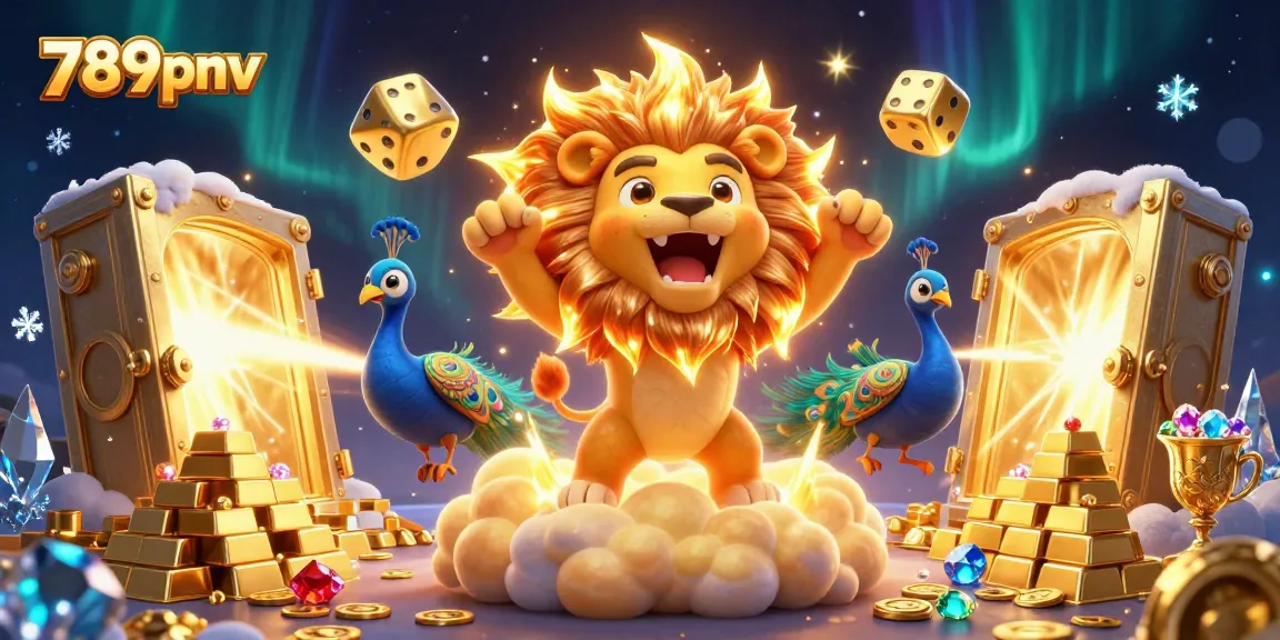 Spin the reels at 789pnv with a vibrant 3D casino scene featuring exciting elements!